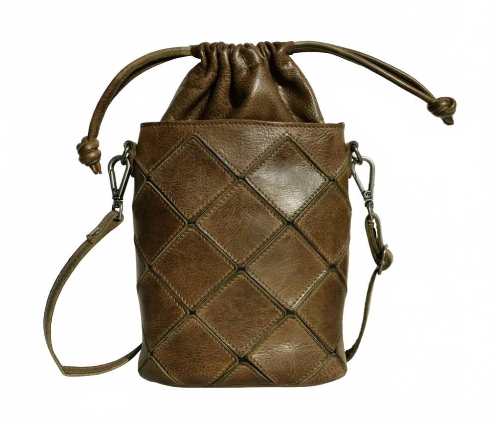NEW LATICO women's leather payne crossbody purse in moss